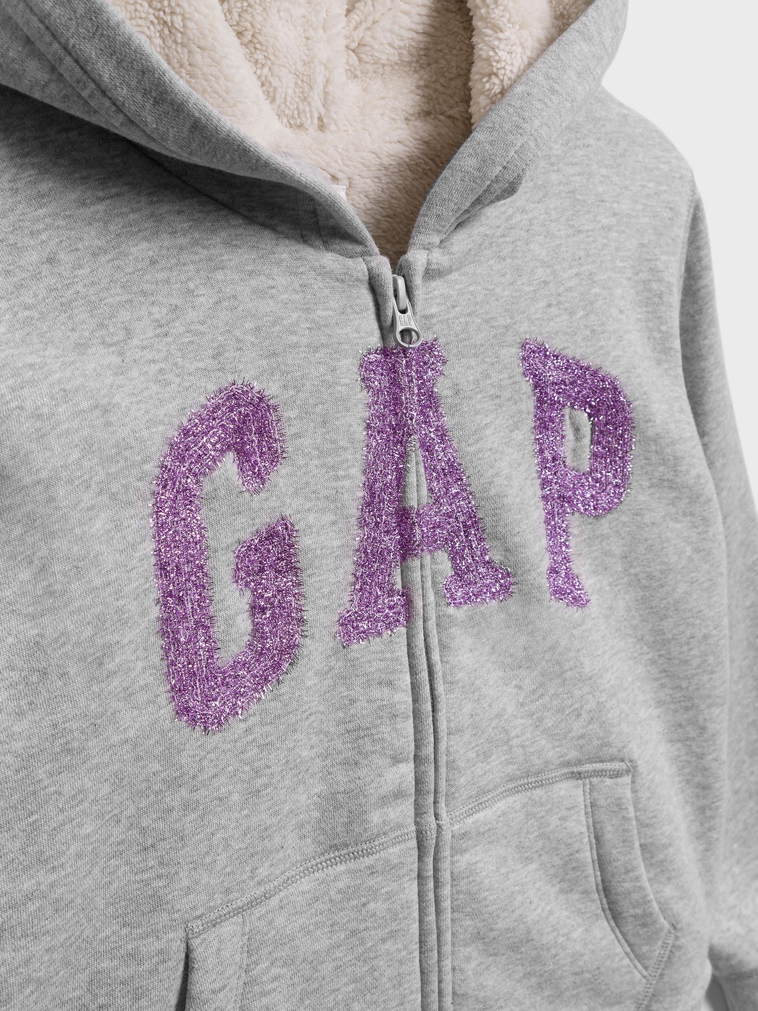 GAP Mikina dětská Šedá - M - obrázek 3