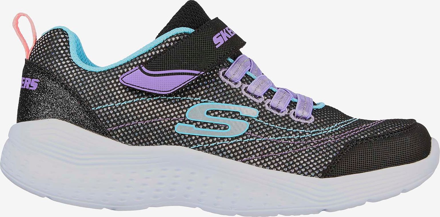 Fialovo-černé holčičí tenisky Skechers - 27 - obrázek 2