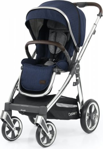 Oyster 3 sportovní kočárek s pláštěnkou RICH NAVY/MIRROR 2022