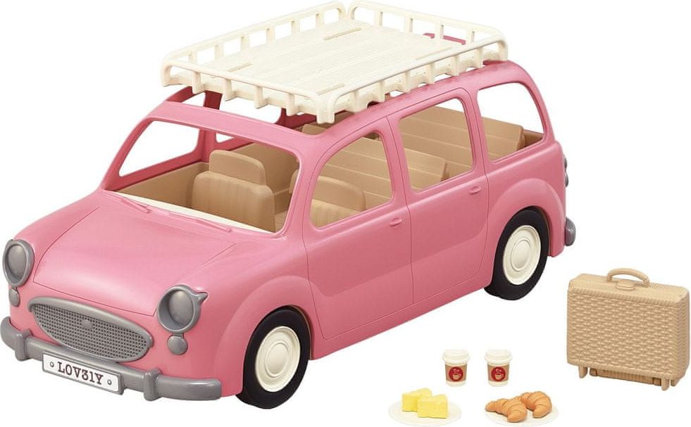 Sylvanian Families Rodinné auto růžové Van - obrázek 1