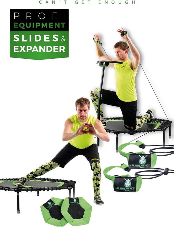 Jumping® Fitness Expandery a Slidy Green - obrázek 1