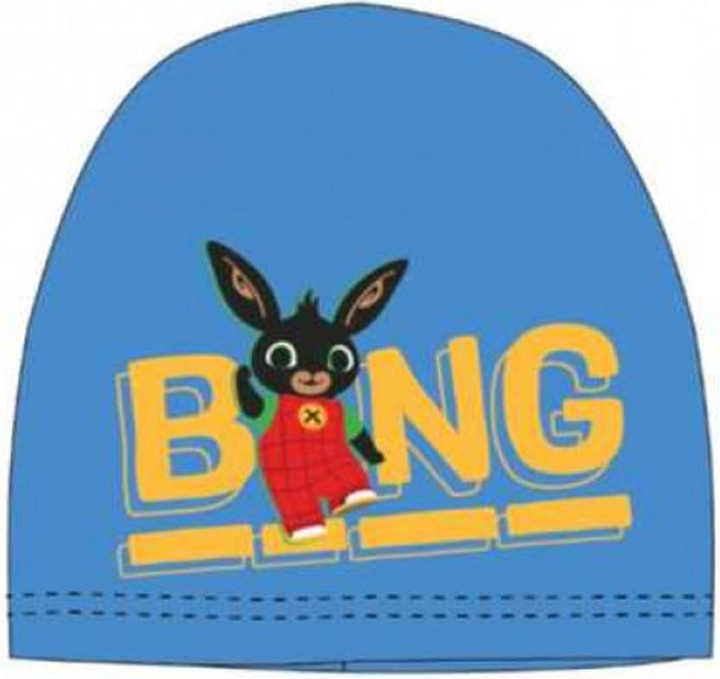 Setino · Dětská / chlapecká jarní / podzimní čepice Zajíček Bing 52 Modrá - obrázek 1