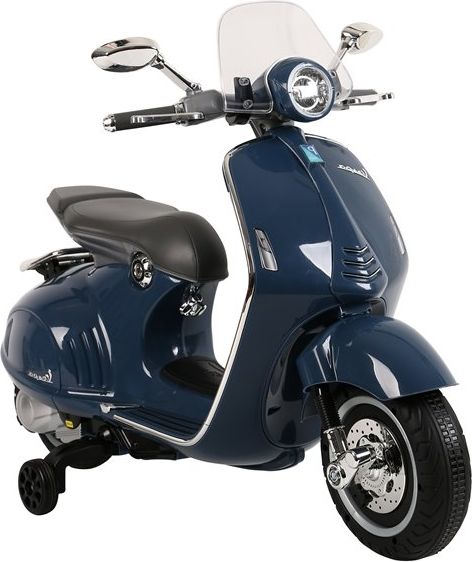 Dětská elektrická motorka Vespa GTS 300 - modrá - obrázek 1