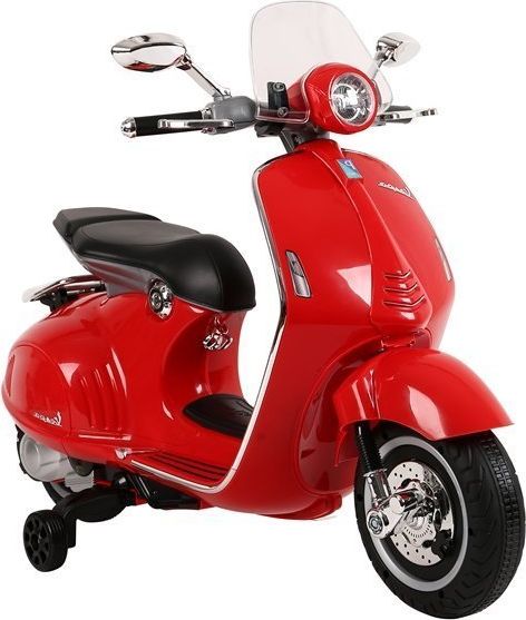 Dětská elektrická motorka Vespa GTS 300 - modrá - obrázek 2