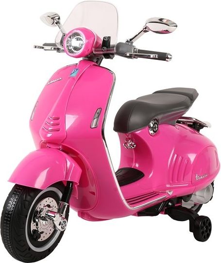 Dětská elektrická motorka Vespa GTS 300 - modrá - obrázek 9