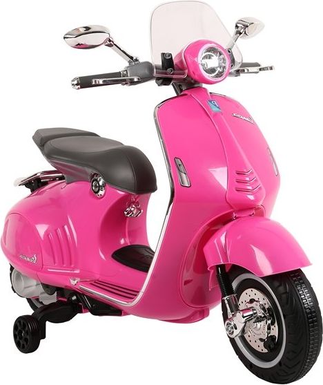 Dětská elektrická motorka Vespa GTS 300 - růžová - obrázek 1