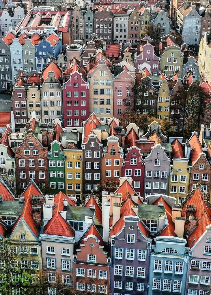 RAVENSBURGER Puzzle Gdaňsk, Polsko 1000 dílků - obrázek 1