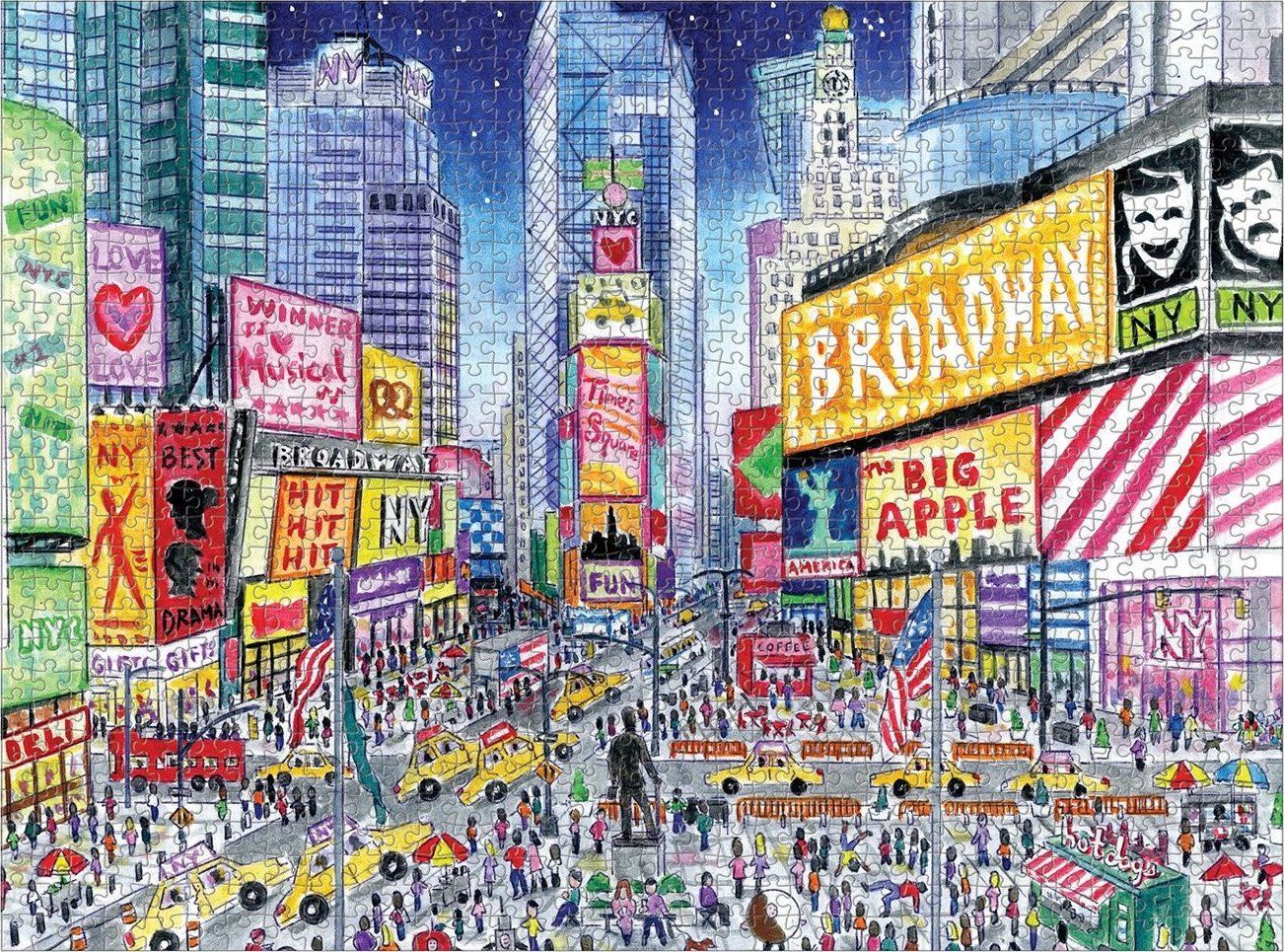 GALISON Puzzle Times Square, New York 1000 dílků - obrázek 4