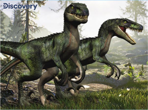 PRIME 3D Puzzle Discovery: Velociraptoři 3D 100 dílků - obrázek 1