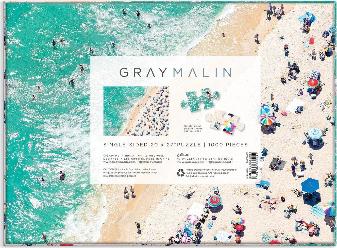 GALISON Puzzle Gray Malin: Pobřeží 1000 dílků - obrázek 2
