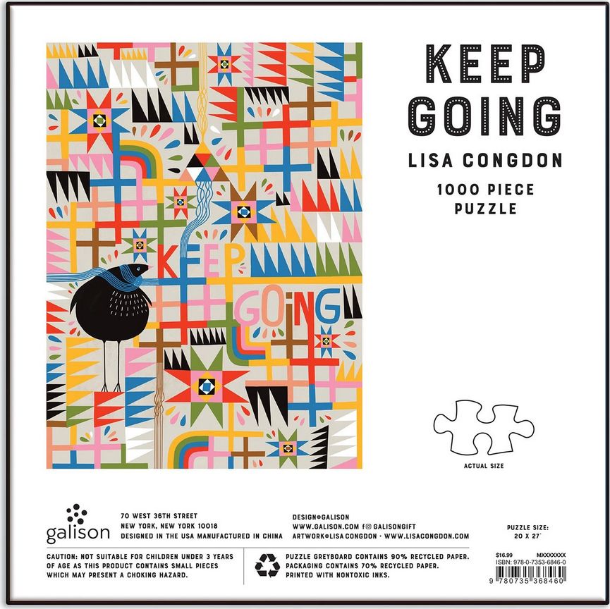 GALISON Puzzle Keep Going 1000 dílků - obrázek 3