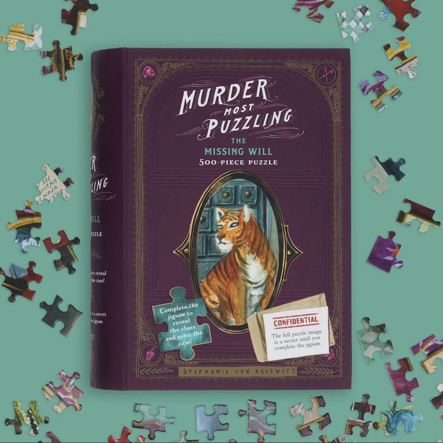 CHRONICLE BOOKS Puzzle s detektivním případem Chybějící závěť 500 dílků - obrázek 5