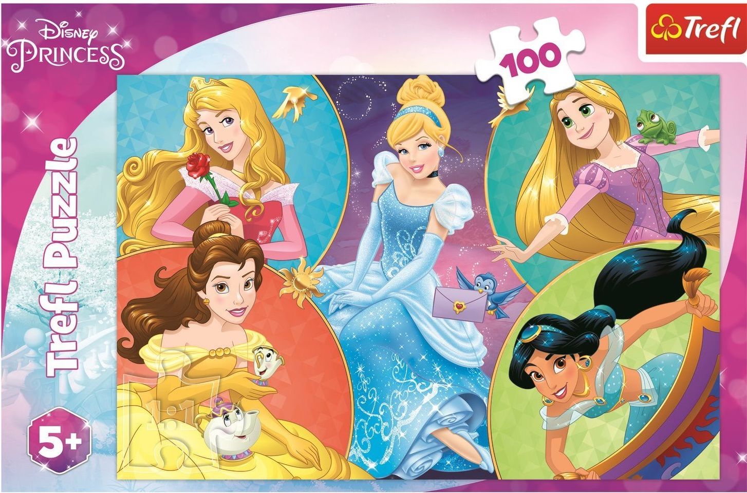 TREFL Puzzle Disney princezny: Setkání sladkých princezen 100 dílků - obrázek 2
