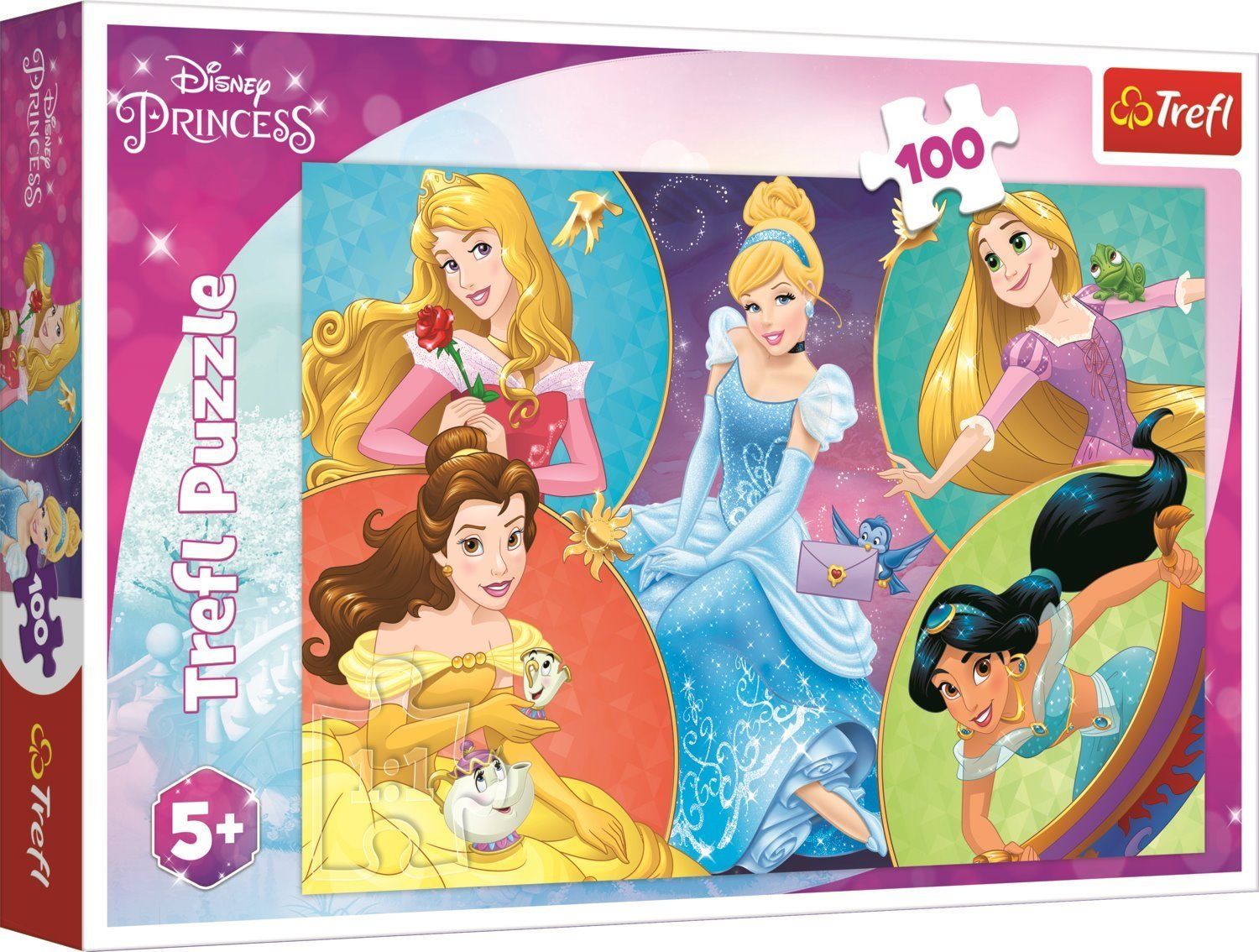 TREFL Puzzle Disney princezny: Setkání sladkých princezen 100 dílků - obrázek 3
