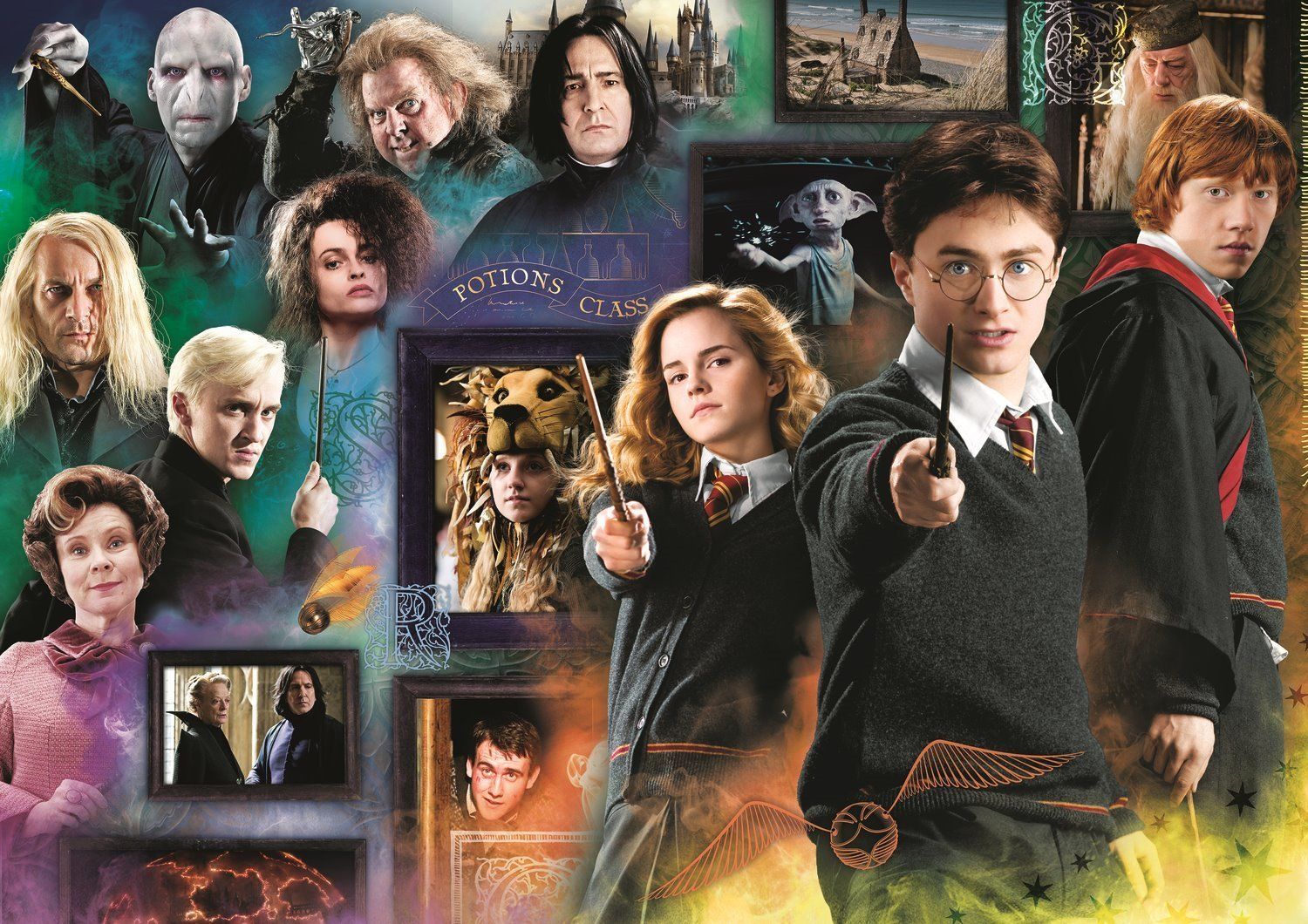 TREFL Puzzle Harry Potter: Kouzelnický svět 1000 dílků - obrázek 1