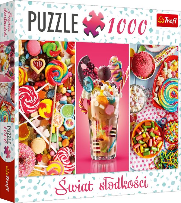 TREFL Puzzle Svět skladkostí 1000 dílků - obrázek 1