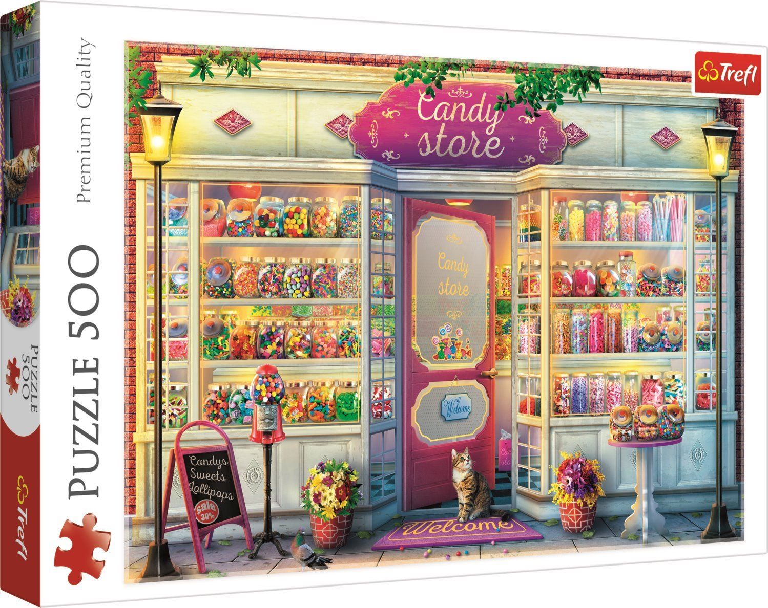 TREFL Puzzle Obchod s cukrovinkami 500 dílků - obrázek 3