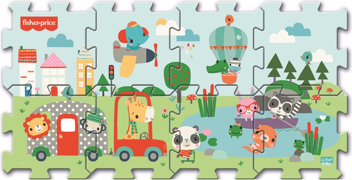 TREFL Pěnové puzzle Úsměv Fisher Price - obrázek 1