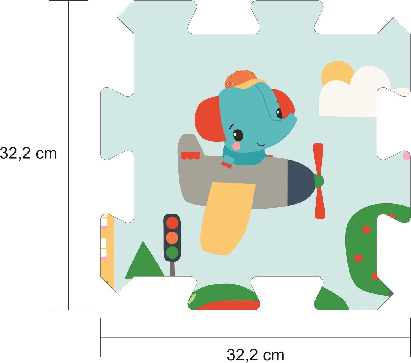 TREFL Pěnové puzzle Úsměv Fisher Price - obrázek 2