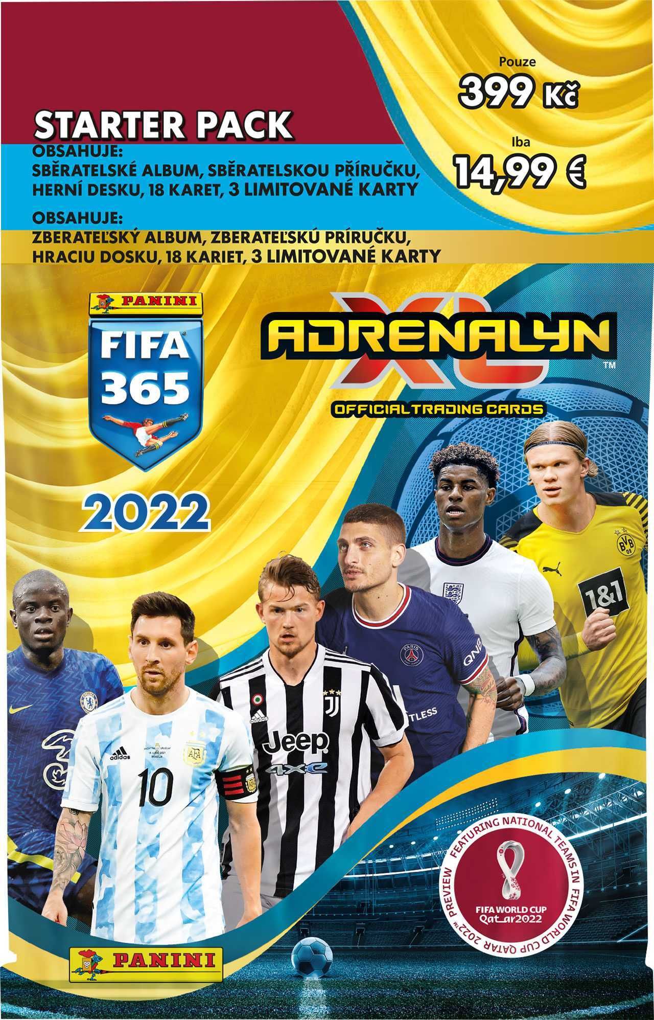 PANINI FIFA 365 2021/2022 - ADRENALYN - starter set - obrázek 1