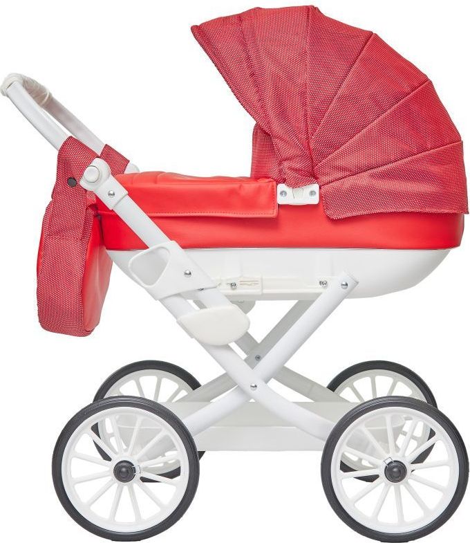 Kočárek pro panenky Jasmine Kids červená - obrázek 1