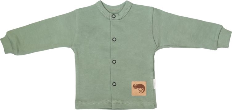 Mamatti Mamatti Novorozenecká bavlněná košilka, kabátek, Auta - olivová, vel. 74 - obrázek 1