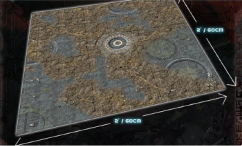 Battle Systems Alien Catacombs Gaming Mat 2x2 - obrázek 1