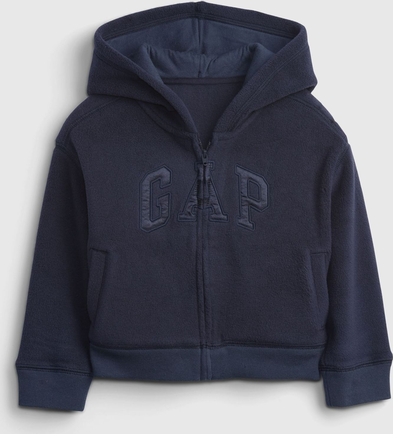 Modrá holčičí mikina GAP Logo profleece active top - 110 - obrázek 1