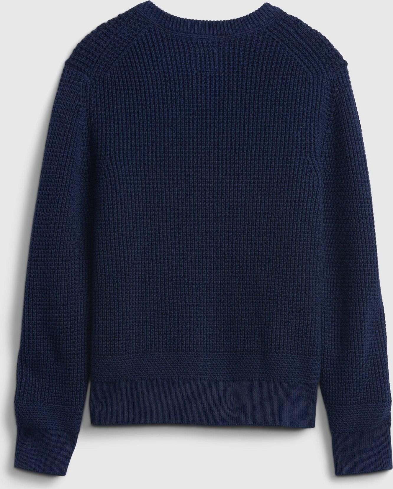 Modrá klučičí mikina Detská waffle crewmikina waffle crew - 116-128 - obrázek 2