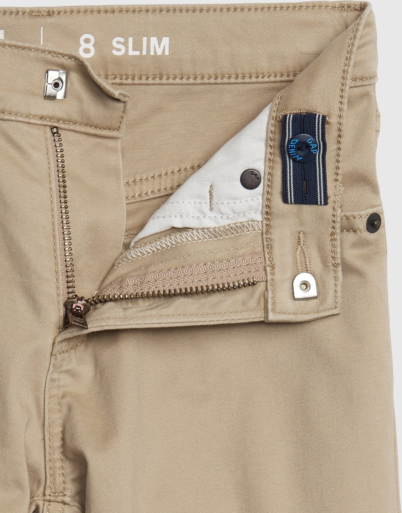GAP Soft Wear Jeans dětské Béžová - 116 - obrázek 4