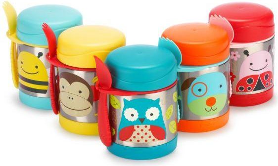 SKIP HOP Zoo Termoska na jídlo se lžičko/vidličkou Sovička 325 ml, 3+ + AQUAINT 500 ml - obrázek 6