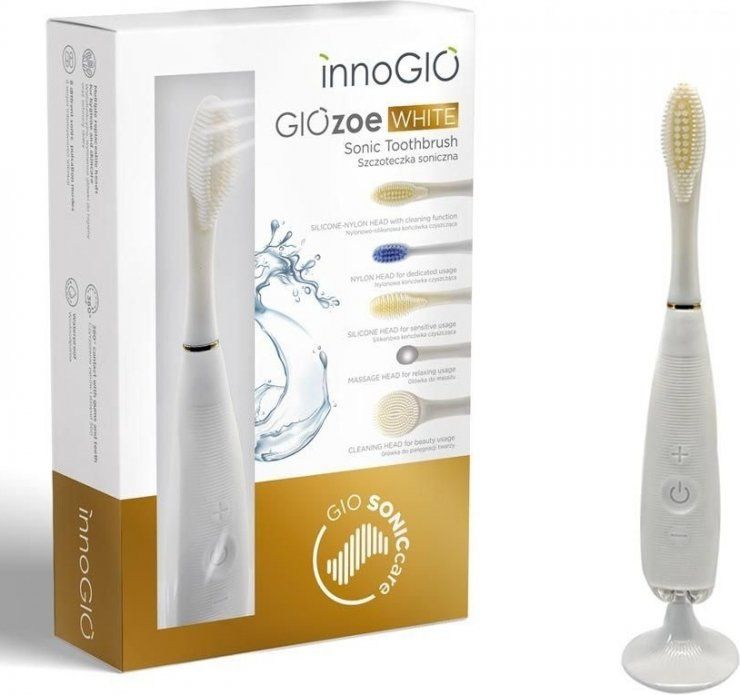 INNOGIO Elektronický sonický zubní kartáček GIOZoe White - obrázek 1