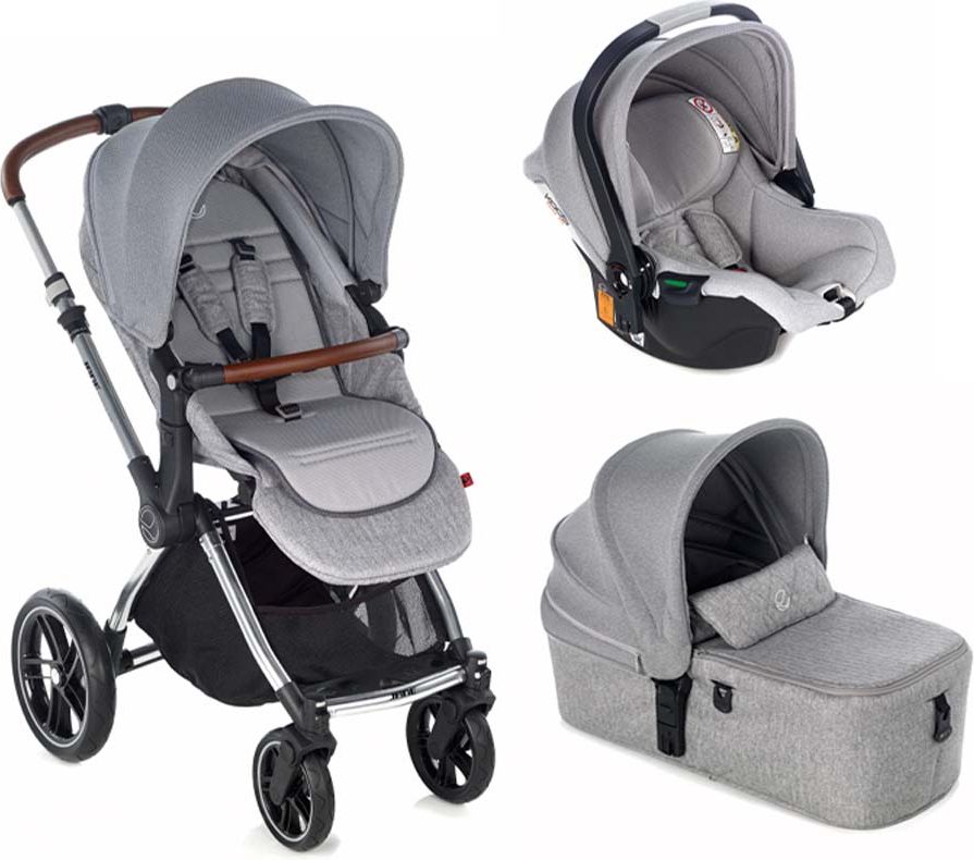 JANÉ Kočárek kombinovaný Kawai + Micro + Koos i-size R1 Dim Grey - obrázek 1