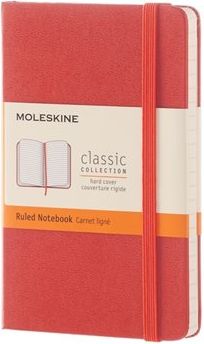 Moleskine Zápisník S tvrdé desky oranžový linkovaný A6 96 listů - obrázek 1