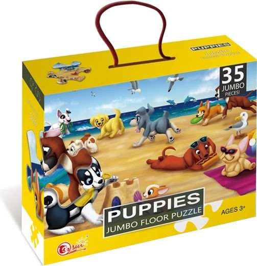 RAPPA Puzzle štěňata 35 velkých dílů - obrázek 1
