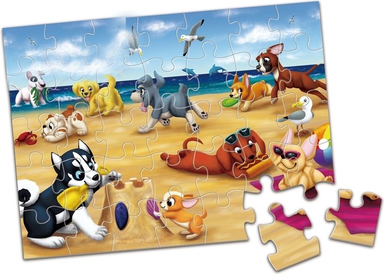 RAPPA Puzzle štěňata 35 velkých dílů - obrázek 3