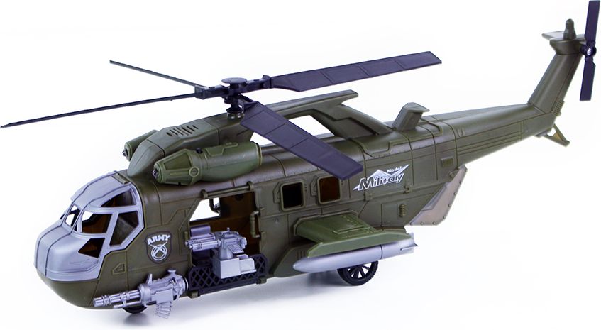 RAPPA Vojenská helikoptéra se zvukem a světlem 42 cm - obrázek 2