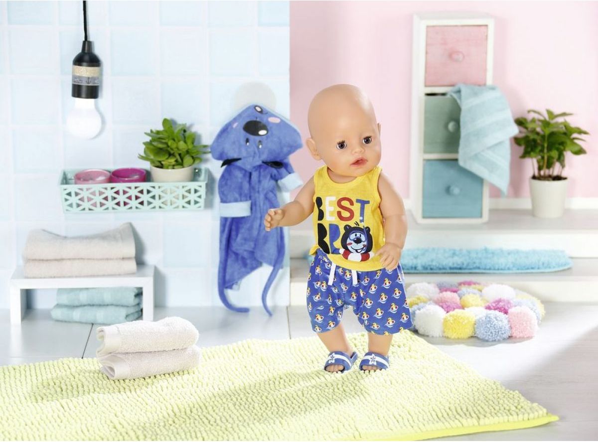 Baby Born Koupelnová souprava pro kluky Deluxe 43 cm - obrázek 3
