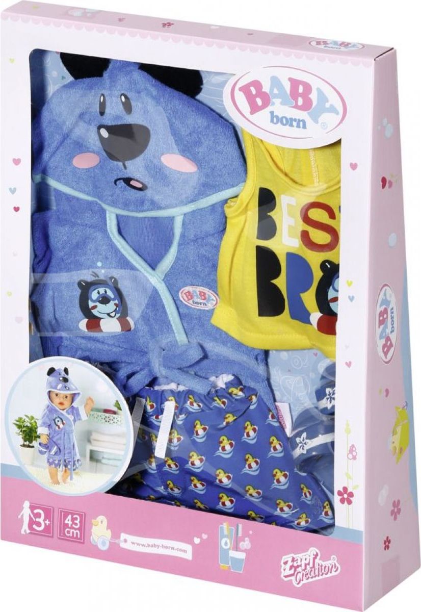 Baby Born Koupelnová souprava pro kluky Deluxe 43 cm - obrázek 9