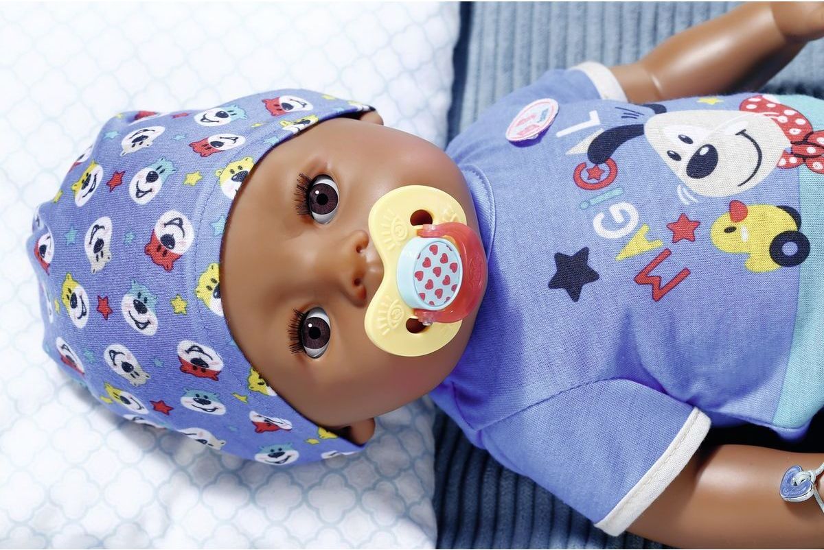 Baby Born s kouzelným dudlíkem Černoušek 43 cm - obrázek 5