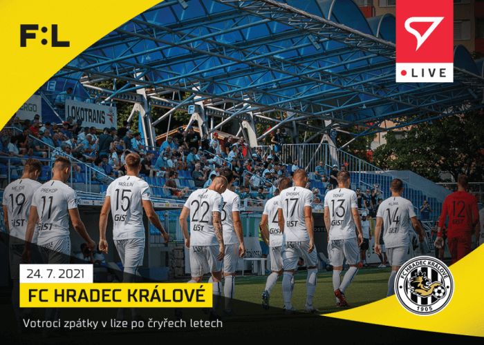 Sportzoo Fotbalové karty Fortuna Liga 2021-22 - L-002 FC Hradec Králové - obrázek 1