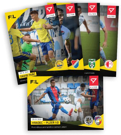 Sportzoo Fotbalové karty Fortuna Liga 2021-22 - Live Set 6. kola (5 karet) - obrázek 1