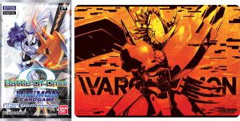 Bandai Digimon TCG - hrací podložka a Booster - Wargreymon PB-03 - obrázek 1