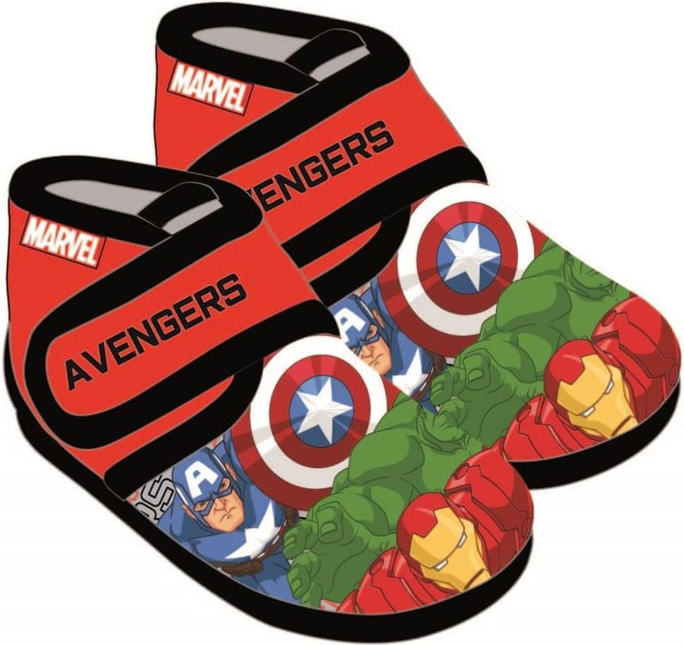Disney chlapecké kotníčkové bačkory Avengers 2300004893 23 červená - obrázek 1