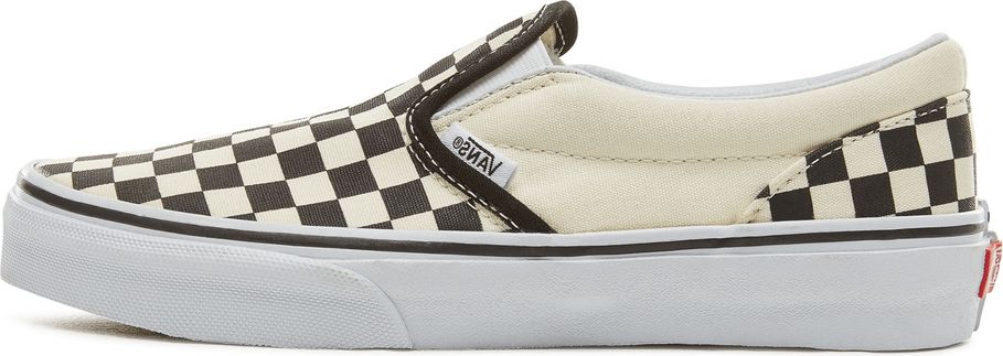 Vans dětské slip-on tenisky UY Classic Slip-On Checkerboard Black/White VN000ZBUEO1 27 smetanová - obrázek 1