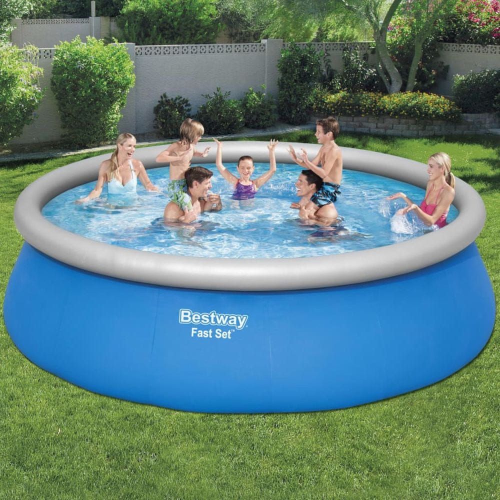 Bestway Nafukovací bazénový set Fast Set kruhový 457 x 122 cm - obrázek 1