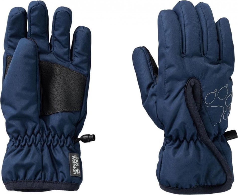 Jack Wolfskin dětské rukavice Easy Entry Glove 1900166_1024 116 tmavě modrá - obrázek 1