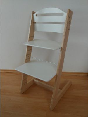 Rostoucí židle Jitro BABY bukovo-bílá Jitro - obrázek 1