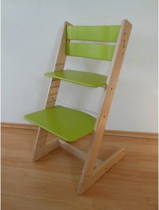 Klasik rostoucí židle Buk - světlezelená Jitro - obrázek 1