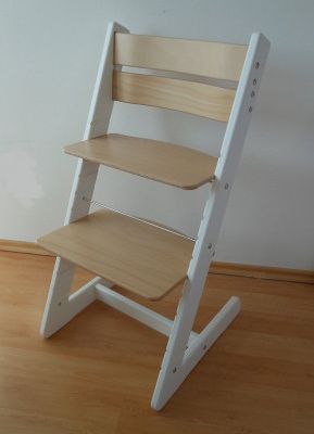 Jitro Klasik rostoucí židle Bílo - buková Jitro - obrázek 1